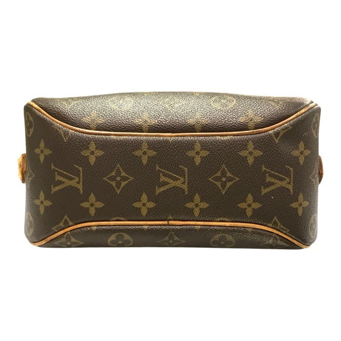LOUIS VUITTON ルイヴィトン モノグラム ブロワ ショルダーバッグ レディース 斜め掛け 丸型 コンパクト ブラウン M51221 中古 T1