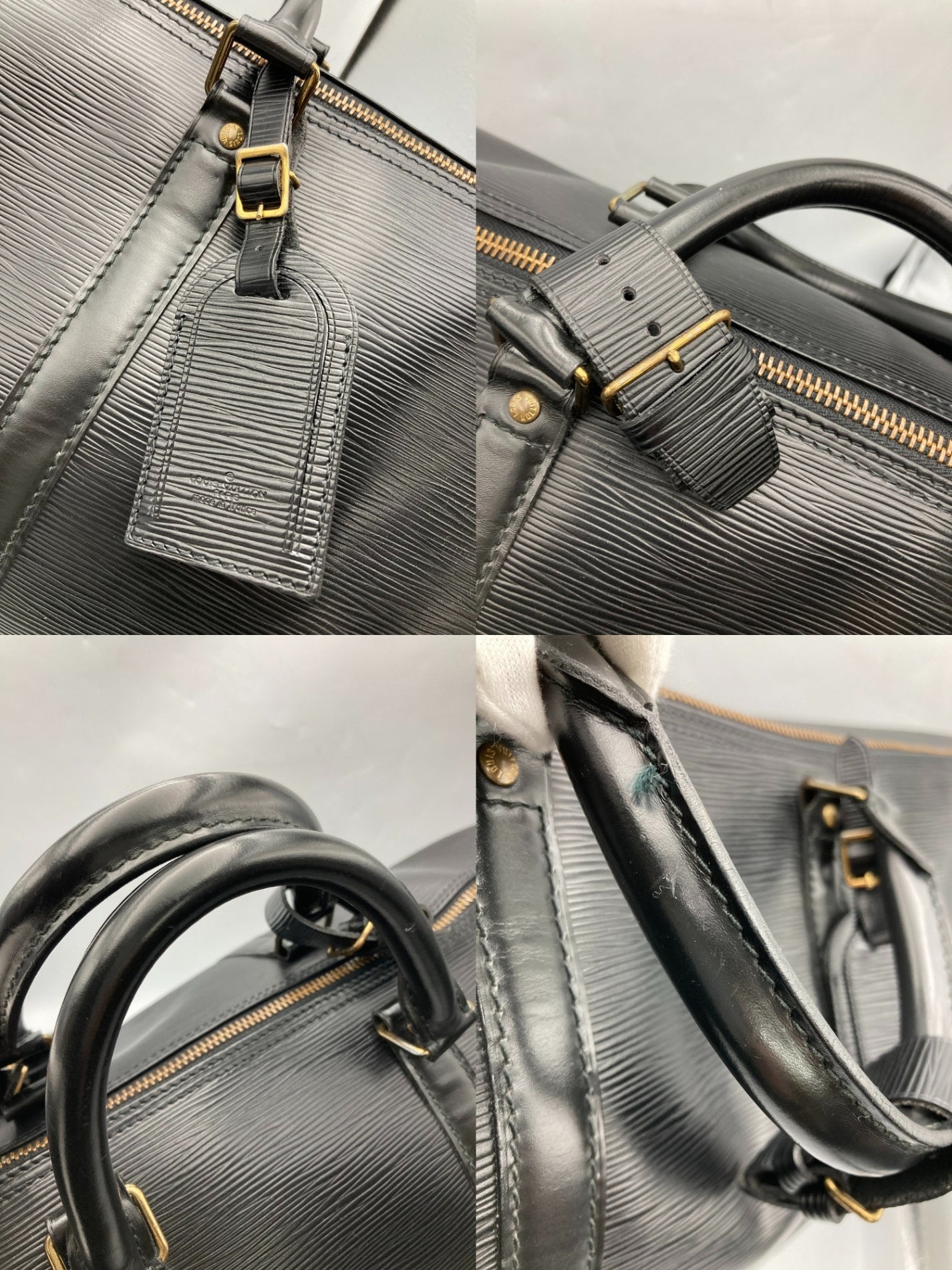 LOUIS VUITTON ルイヴィトン エピ キーポル50 M42962 ノワール 中古 D4