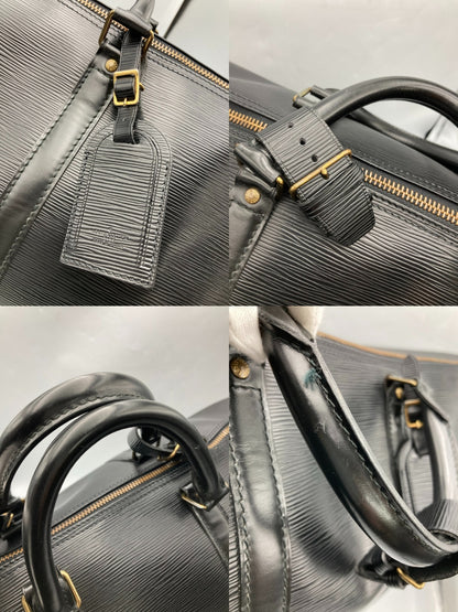 LOUIS VUITTON ルイヴィトン エピ キーポル50 M42962 ノワール 中古 D4
