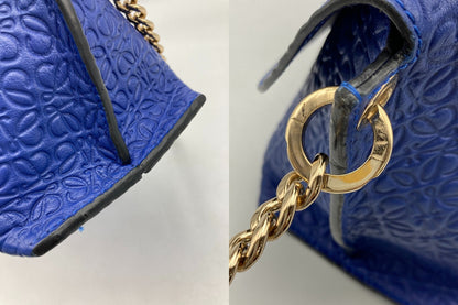 LOEWE ロエベ リピートアナグラム アベニュー チェーン ショルダーバッグ 中古 D4