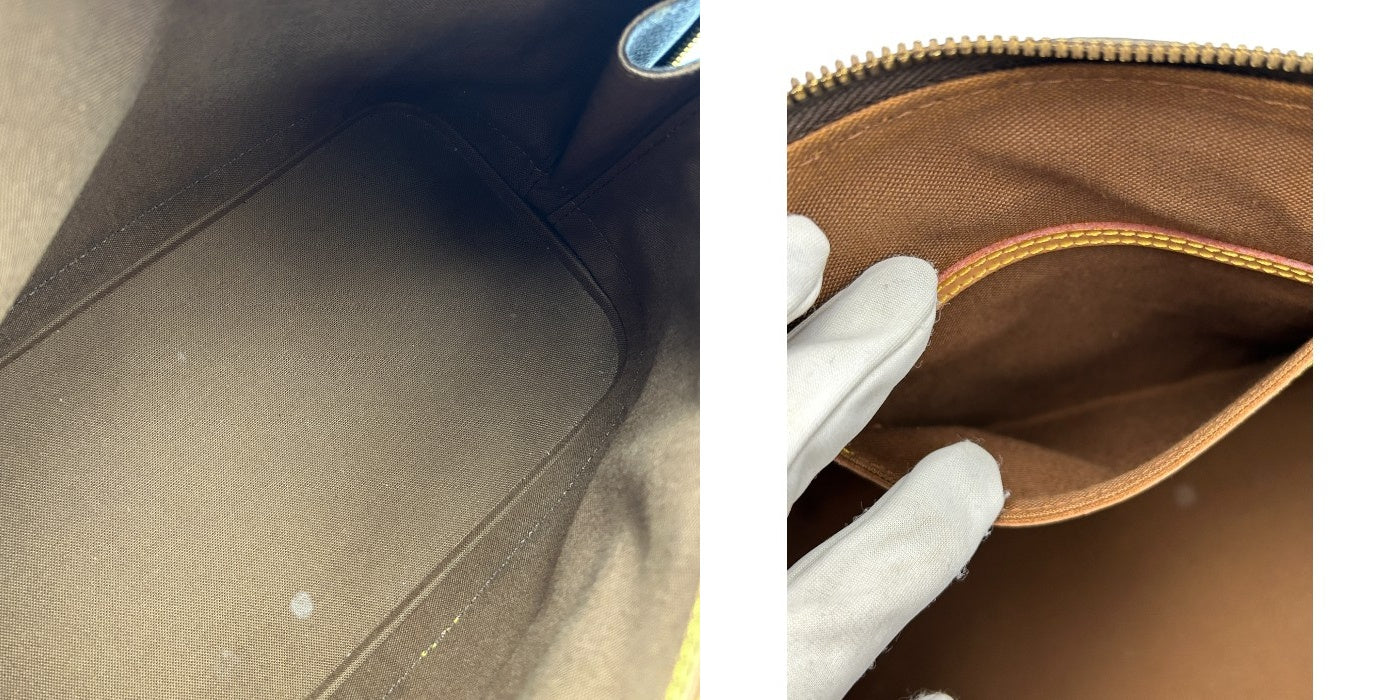 LOUIS VUITTON ルイヴィトン アルマPM 旧型 ハンドバッグ モノグラム M51130 鞄 ブランド おしゃれ 総柄 レディース 中古 W４