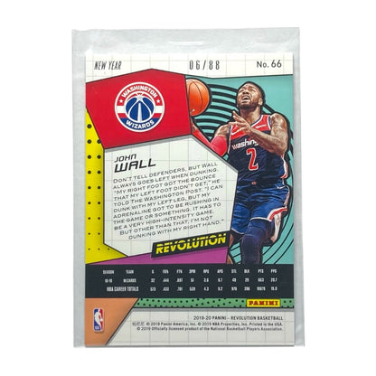 PANINI NBAカード REVOLUTION JOHN WALL WASHINGTON WIZARDS /88 #66 中古 IT2