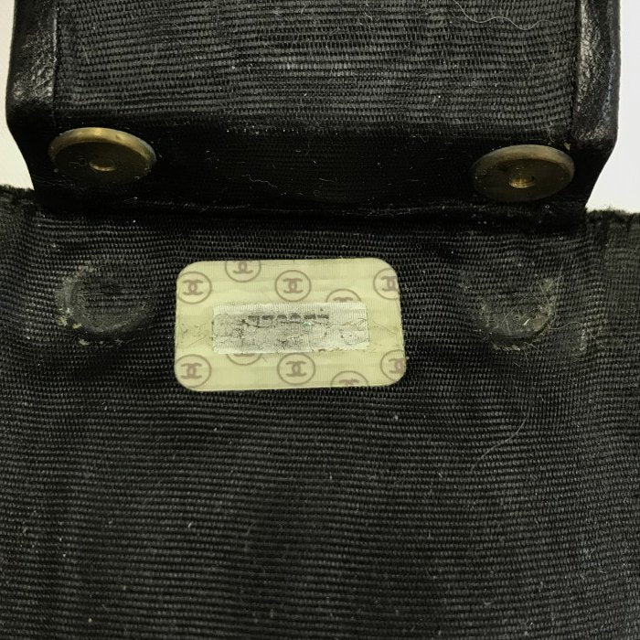 CHANEL シャネル キャビアスキン キーケース レザー 6連 ココマーク ゴールド金具 ブラック 中古 T1