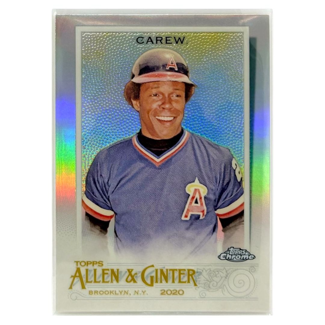 TOPPS MLBカード CHROME ALLEN & GINTER ROD CAREW CALIFORNIA ANGELS #10 中古 IT1