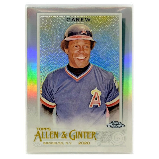 TOPPS MLBカード CHROME ALLEN & GINTER ROD CAREW CALIFORNIA ANGELS #10 中古 IT1