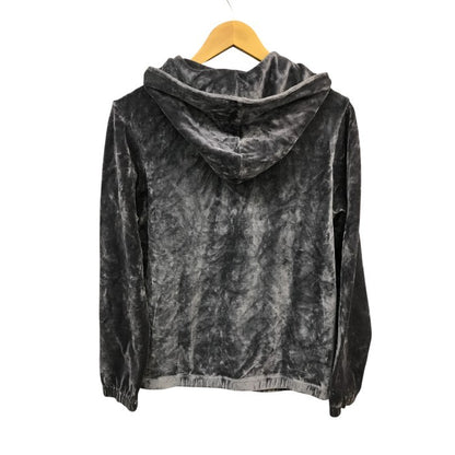 EMPORIO ARMAN エンポリオアルマーニ プルオーバー メンズ 秋冬 フード ベロア グレー XS 中古 M1