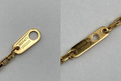 LOUIS VUITTON ルイヴィトン コリエダミエ ホワイト ネックレス M69472 中古 D4