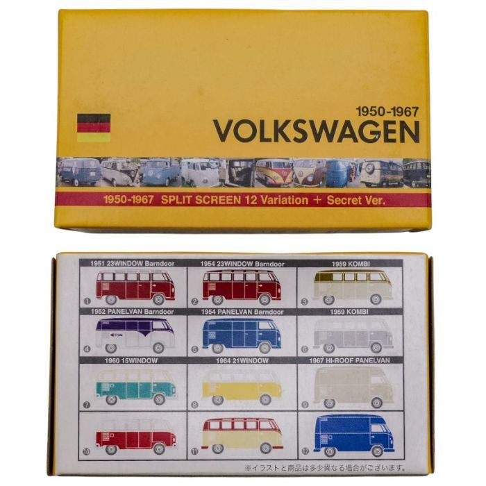 Dreams フォルクスワーゲン タイプ 2 VOLKSWAGE TYPE-II  FIGURE 1950-1967 FOR COLLECTERS 1BOX 12個入 中古 a1