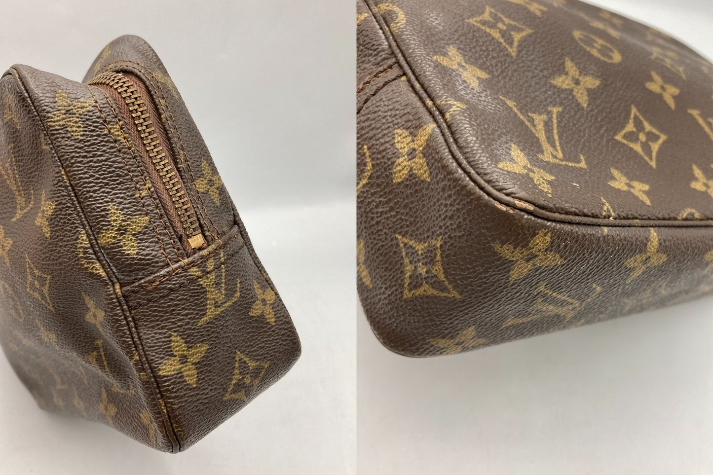 LOUIS VUITTON ルイヴィトン モノグラム トゥルース トワレット 23 ポーチ セカンドバッグ M47524 中古 D4
