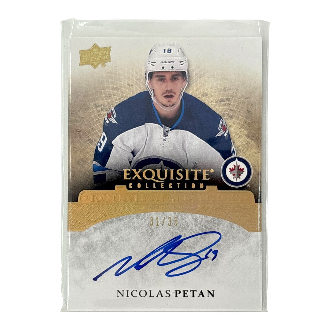 UPPER DECK NHLカード EXQUISITE COLLECTION NICOLAS PETAN WINNIPEG JETS /35 #ERS-NP 中古 IT1