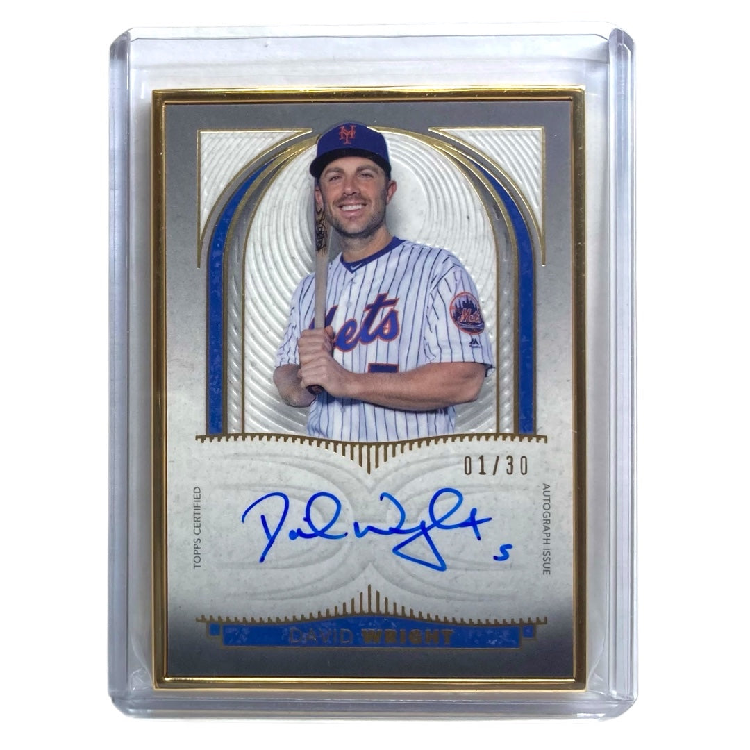 TOPPS MLBカード DEFINITIVE COLLECTION DAVID WRIGHT NEW YORK METS /30 #DCFA-DWR 中古 IT2