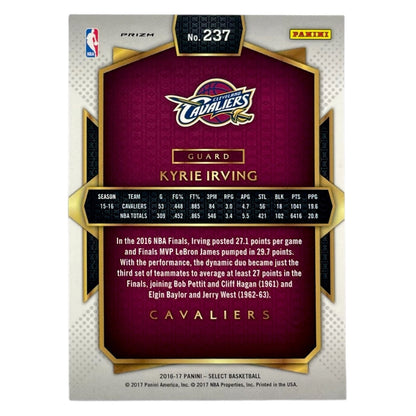 PANINI NBAカード SELECT PRIZM KYRIE IRVING CAVALIERS #237 中古 IT2