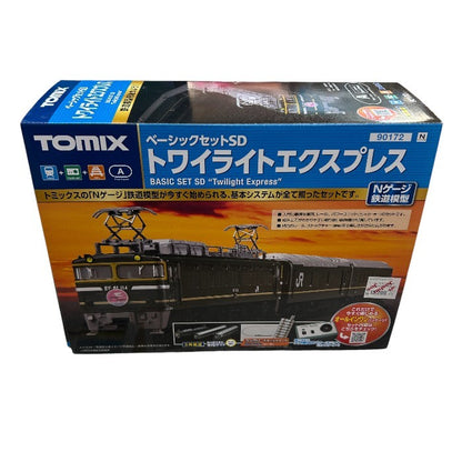 未使用品 TOMIX Nゲージ ベーシックセットSD トワイライトエクスプレス 90172 鉄道模型 入門セット トミックス 電車 レール ホビー おもちゃ 中古 W４