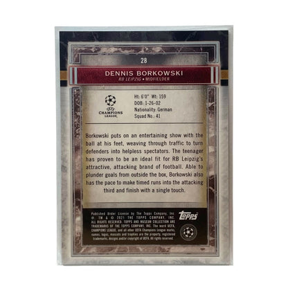 TOPPS サッカーカード MUSEUM COLLECTION DENNIS BORKOWSKI LEIPZIG 43/75 #28 中古 IT2
