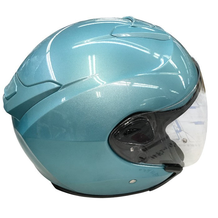 オージーケーカブト(OGK KABUTO) バイクヘルメット ジェット ASAGI マイアミブルー  サイズ Ｌ 中古 Y1