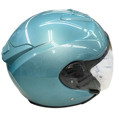 オージーケーカブト(OGK KABUTO) バイクヘルメット ジェット ASAGI マイアミブルー  サイズ Ｌ 中古 Y1