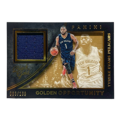 PANINI NBAカード BLACK GOLD TYREKE EVANS NEW ORLEANS PELICANS /199 #47 中古 IT2