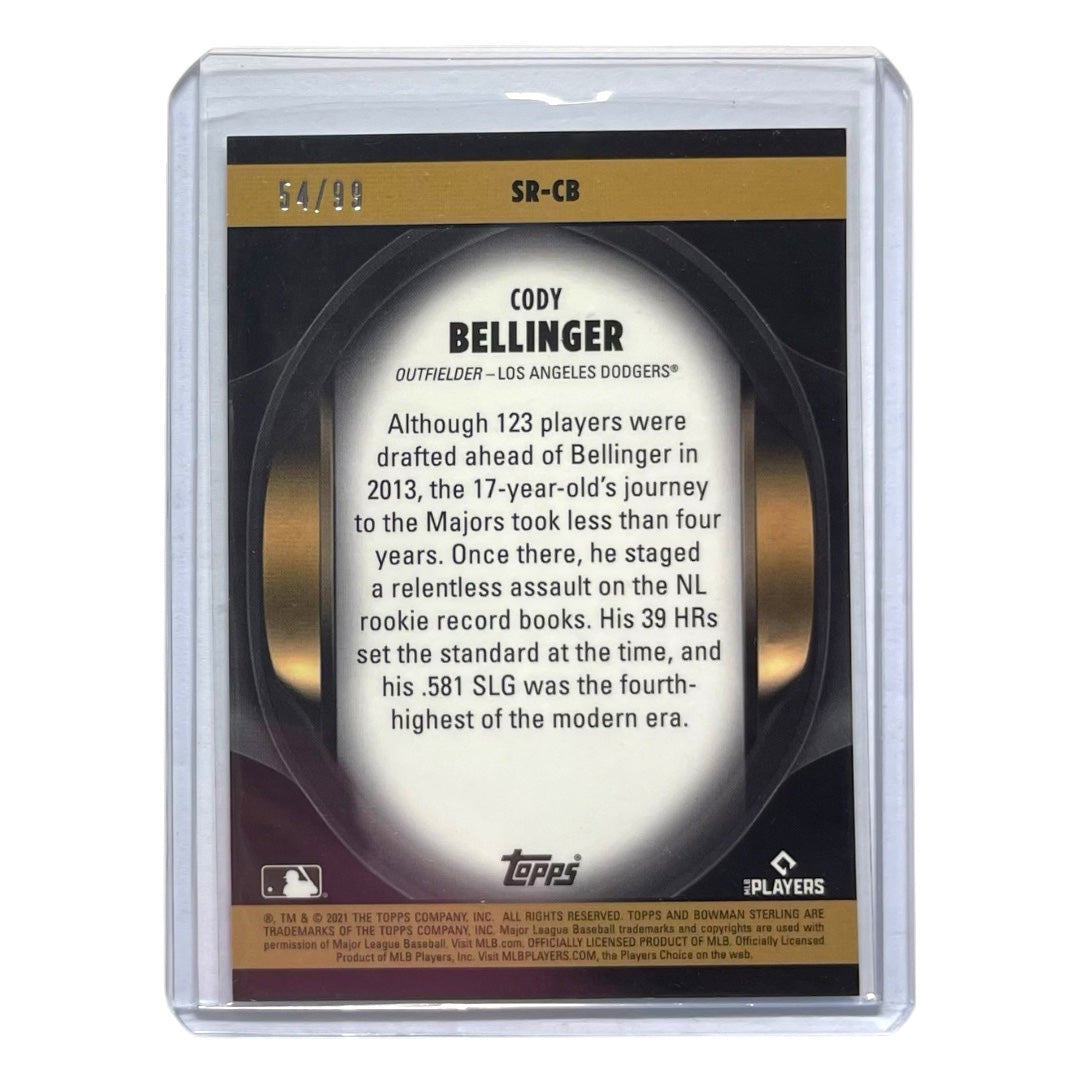 TOPPS MLBカード BOWMAN STERLING CODY BELLINGER LOS ANGELES DODGERS /99 #SR-CB 中古 IT2