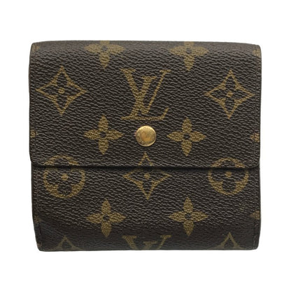 LOUIS VUITTON ルイヴィトン モノグラム ポルトモネ ビエカルトクレディ 財布 レディース 3つ折り ダブルホック M61652 中古 T1