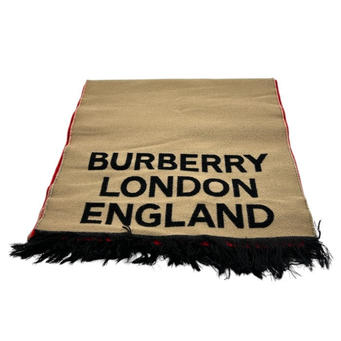 BURBERRY バーバリー マフラー ベージュ 8037534 ブランド レディース かわいい 秋 冬 中古 W４
