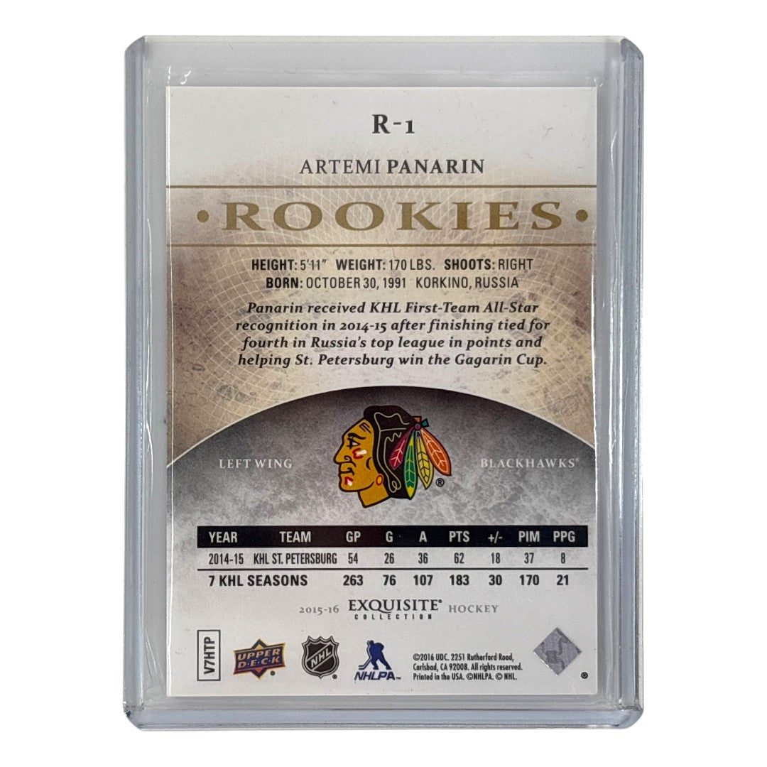 UPPER DECK NHLカード EXQUISITE COLLECTION ARTEMI PANARIN BLACKHAWKS /399 #R-1 中古 IT1