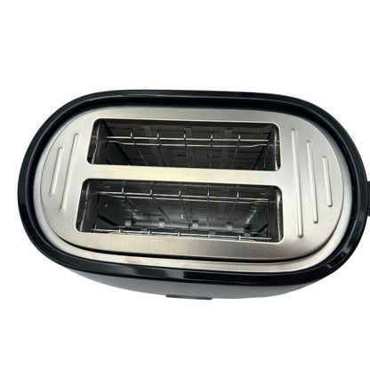 未使用品 De'Longhi デロンギ アクティブ ポップアップトースター CTLA2003J-BK パン 食パン トースト 縦型 中古 W４