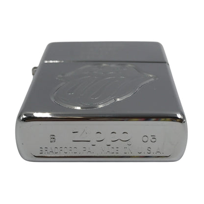 ZIPPO × Rolling Stones ローリングストーンズ オイルライター 40周年記念 限定10000個 シリアルナンバー シルバーカラー 中古 T1