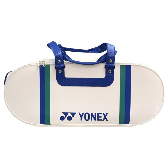 YONEX ヨネックス 75周年 ラウンドトーナメントバッグ ラケットバッグ 75TH ANNIVERSARY テニス2本用 ポリウレタン ホワイト BAG01WAE 中古 T1