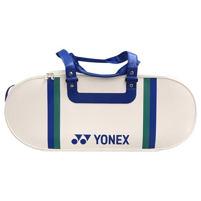 YONEX ヨネックス 75周年 ラウンドトーナメントバッグ ラケットバッグ 75TH ANNIVERSARY テニス2本用 ポリウレタン ホワイト BAG01WAE 中古 T1