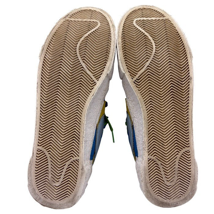 NIKE × SACAI × KAWS ナイキ × サカイ × カウズ BLAZER LOW スニーカー 28cm DM7901-400 靴 シューズ メンズ コラボ ブレーザー ロー 中古 W４
