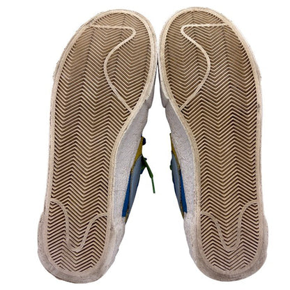 NIKE × SACAI × KAWS ナイキ × サカイ × カウズ BLAZER LOW スニーカー 28cm DM7901-400 靴 シューズ メンズ コラボ ブレーザー ロー 中古 W４