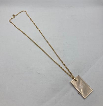 A BATHING APE ア ベイシングエイプ プレート ネックレス 中古 D4