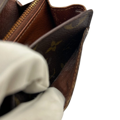 LOUIS VUITTON ルイヴィトン モノグラム ポルトモネクレディ 長財布 M61725 ブランド レディース メンズ 小銭入れ カード入れ 中古 Ｗ４