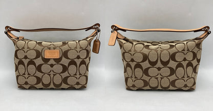 COACH コーチ シグネチャー ハンドバッグ/アクセサリーポーチ 中古 D4