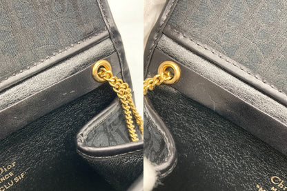 Christian Dior クリスチャンディオール トロッター チェーン ショルダーバッグ 中古 D4