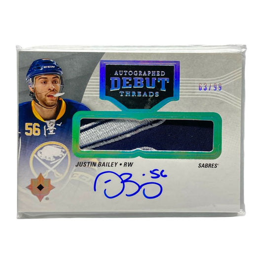 UPPER DECK NHLカード ULTIMATE COLLECTION JUSTIN BAILEY SABRES 63/99 #DT-JB 中古 IT2