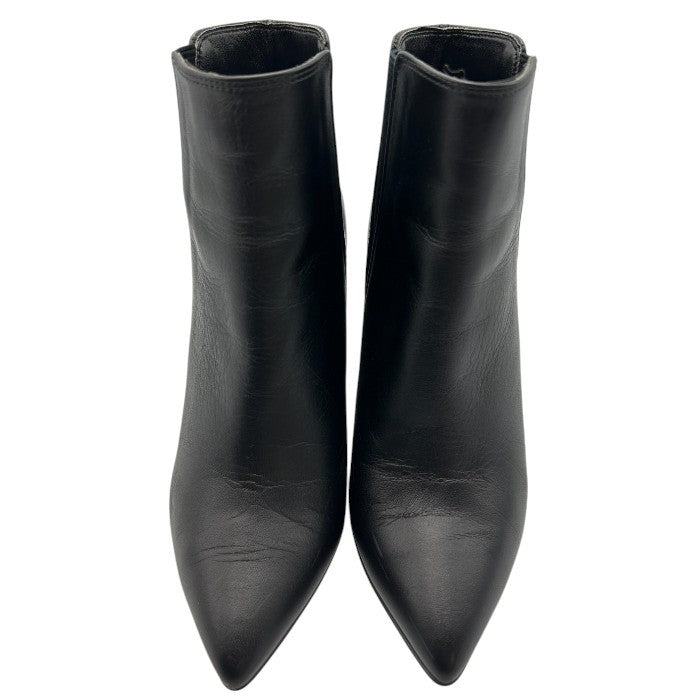 DAIANA ダイアナ サイドゴア ショートブーツ 22.5cm レディース レザー ブラック ヒール 中古 W４