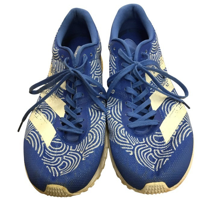 adidas アディダス アディゼロジャパン5 メンズ オールシーズン ランニングシューズ ブルー 30㎝ ART FX0043 中古 N1