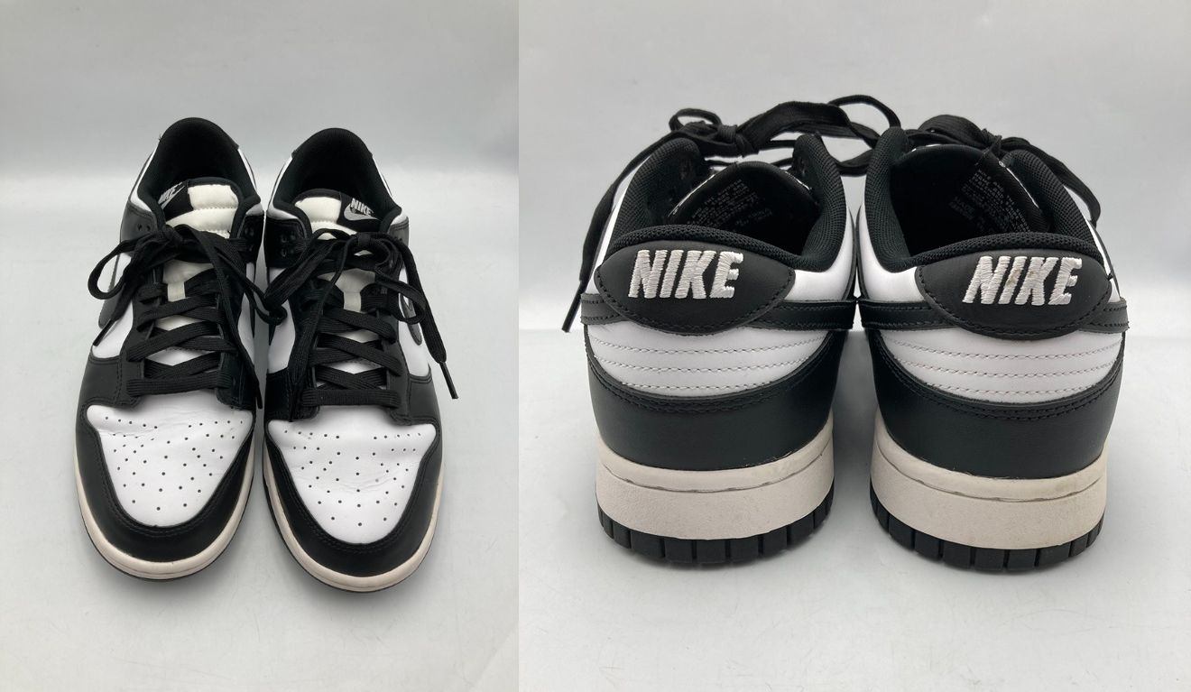 Nike Dunk Low Retro ナイキ ダンク ロー レトロ ホワイト/ブラック スニーカー DD1391-100 サイズ27.5cm 中古 D4