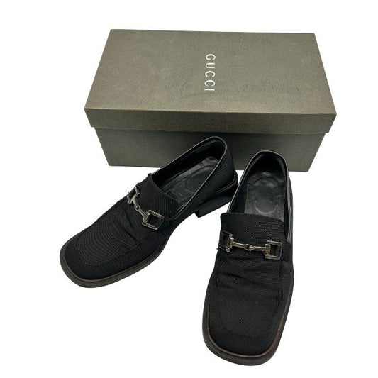 GUCCI グッチ ホースビット ローファー 35 1/2 (22.5cm) 靴 シューズ レディース ブランド 中古 W1