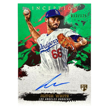 TOPPS MLBカード INCEPTION MITCH WHITE DODGERS 013/125 #RESA-MW 中古 IT2