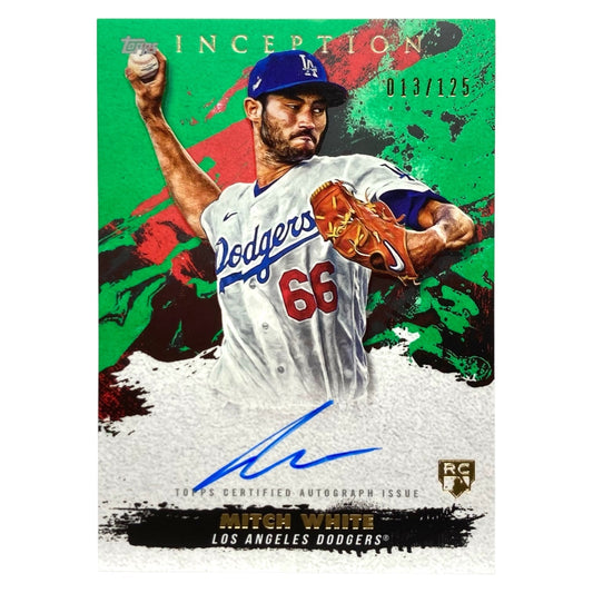 TOPPS MLBカード INCEPTION MITCH WHITE DODGERS 013/125 #RESA-MW 中古 IT2