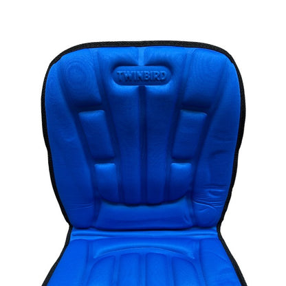 ツインバード シートマッサージャー ブルー EM-2537BL 医療機器認証番号：220AGBZX00097000 TWINBIRD マッサージ器 家電 腰 背中 もも 中古 W４