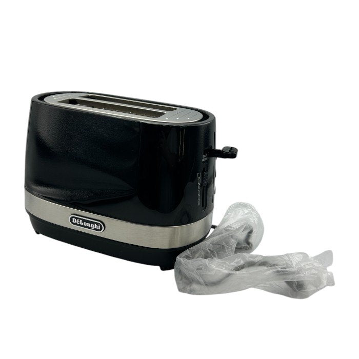 未使用品 De'Longhi デロンギ アクティブ ポップアップトースター CTLA2003J-BK パン 食パン トースト 縦型 中古 W４