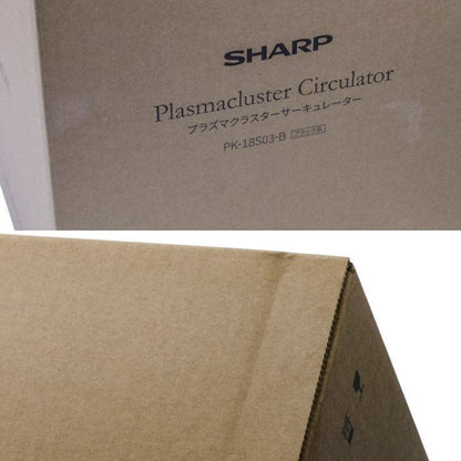 未開封品 シャープ サーキュレーター PK-18S03-B アッシュブラック 大風量 低騒音 プラズマクラスターNEXT 3D首振り タイマー DCモーター ニオイ消臭 中古 a1
