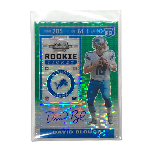 PANINI NFLカード CONTENDERS OPTIC PRIZM DAVID BLOUGH DETROIT LIONS 27/27 #196 中古 IT2