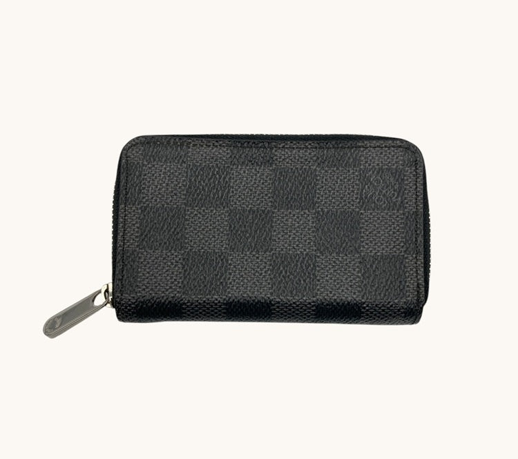 LOUIS VUITTON ルイヴィトン ジッピーコインパース ダミエ グラフィット N63076 中古 D4