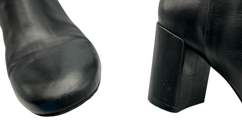 TORY BURCH トリーバーチ レザー ロングブーツ 6 1/2 (約23.5cm) ブランド レディース シューズ 靴 秋 冬 かわいい 中古 W４