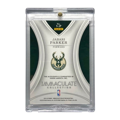 PANINI NBAカード IMMACULATE COLLECTION JABARI PARKER BUCKS 17/25 #S-JP 中古 IT2