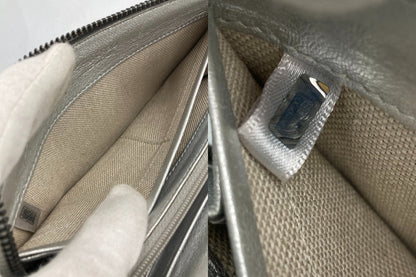 JIMMY CHOO ジミーチュウ スターエンボス ラウンドファスナー長財布 中古 D4